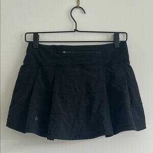 Lululemon Athletica Black Skater Mini Skirt